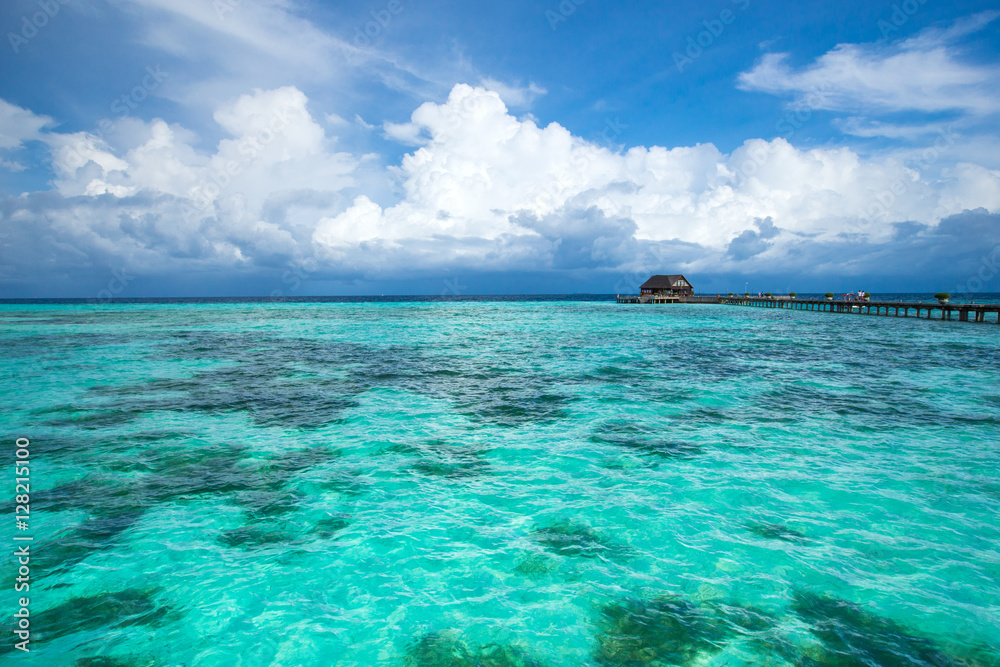 Fototapeta premium tropical beach in Maldives