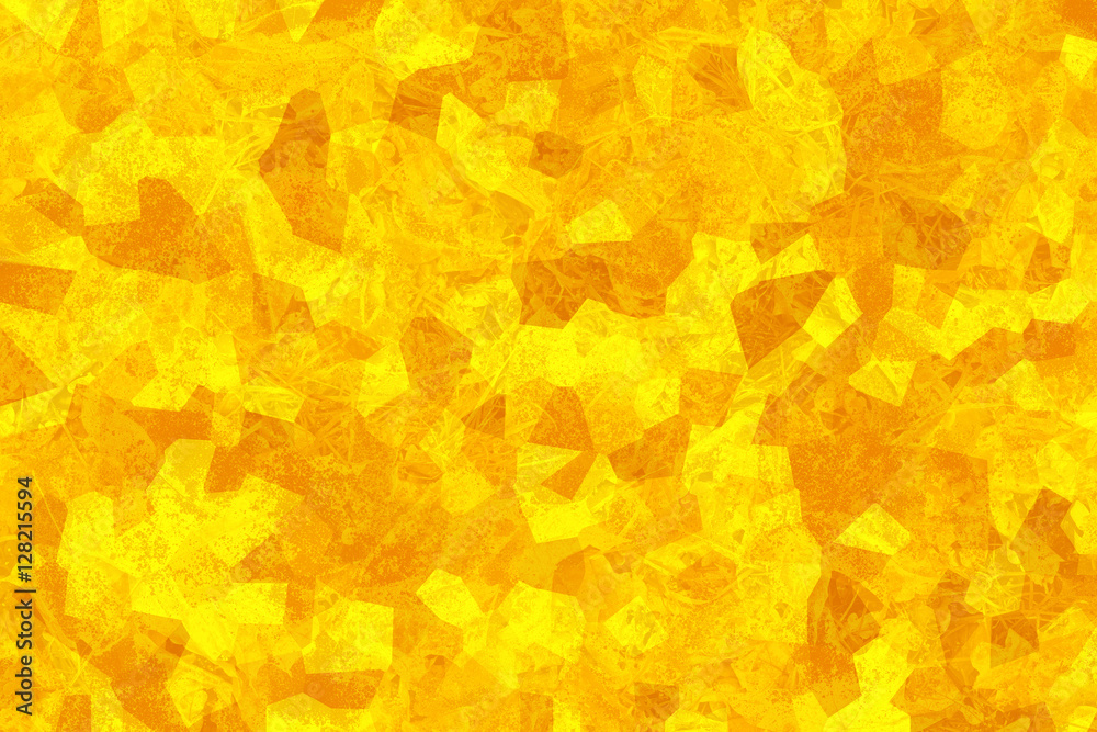 Yellow abstract texture. Mosaic wallpaper. Crystallized structure. Bright  sunny background. Autumn concept. Surface with scratches. Polygon shapes  and geometric elements. Crumpled vibrant material. Stock Photo | Adobe Stock