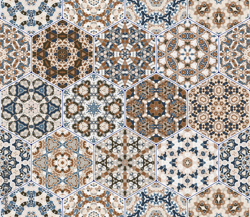 Eastern seamless pattern tiles