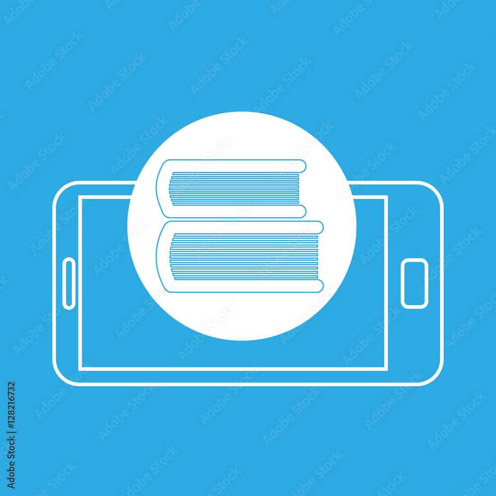 e-learning mobile device education vector illustration eps 10 e-learning mobile device education vector illustration eps 10