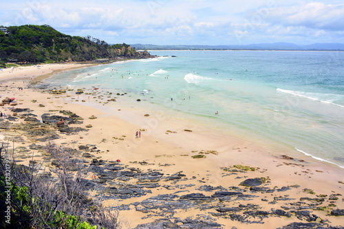 Watego Beach in Byron Bay in Australia. photo