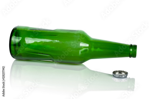empty beer bottle