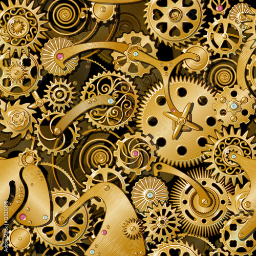Golden Gears Pattern