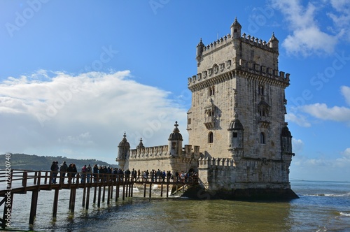 Torre de Belem tower in Lisbon, Portugal.