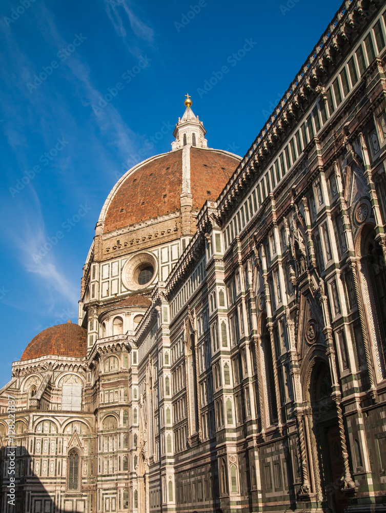 Duomo Santa Maria Del Fiore and Bargello in Florence,  Italy