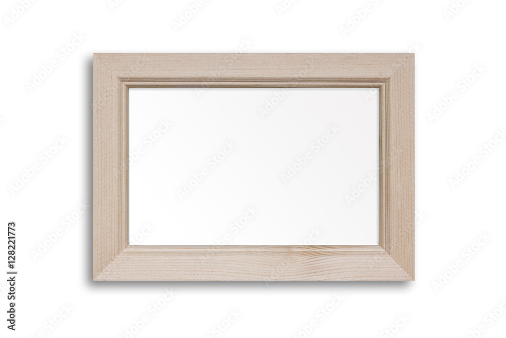 Blank wooden photo frame Blank wooden photo frame
