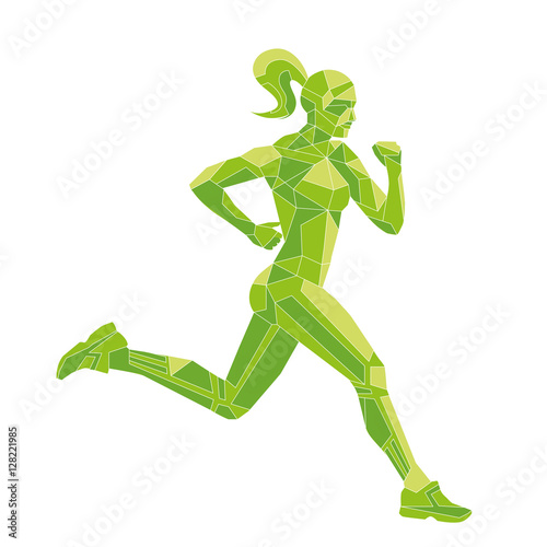 Vector triangles, lines, runner