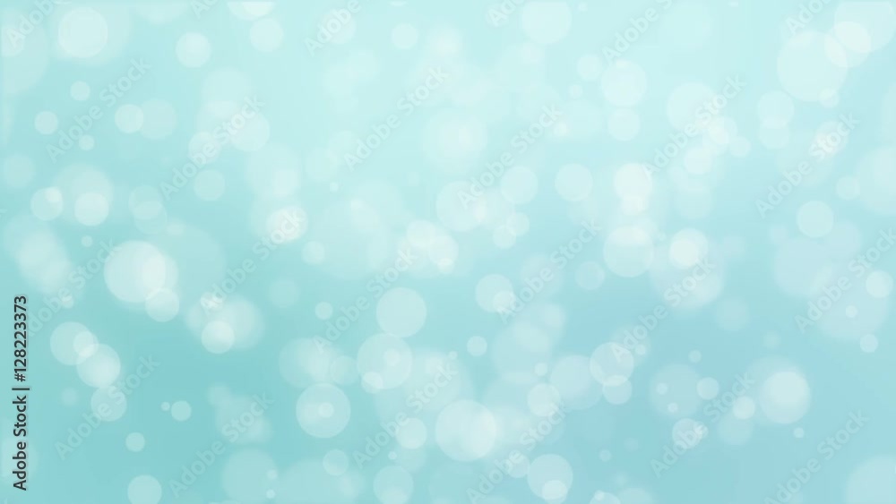 Bokeh holiday background with floating particles against a light blue gradient backdrop Bokeh holiday background with floating particles against a light blue gradient backdrop