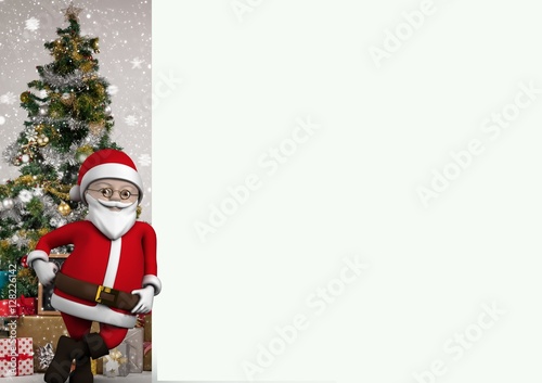 Santa claus figurine standing © vectorfusionart