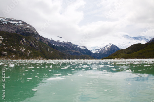 Pia Glacier in Patagonia, Chile in Summer