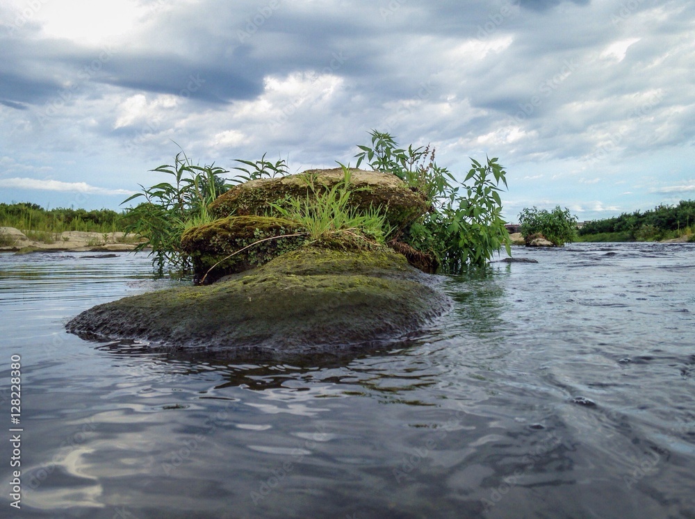 Obraz premium river and sky