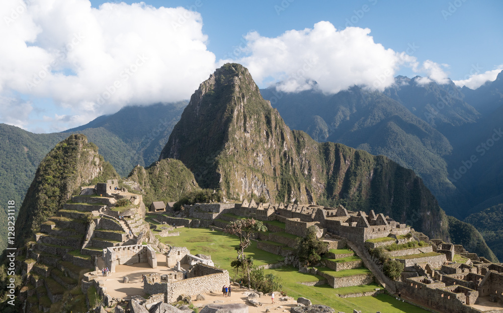 Machu Picchu, the ancient Inca city in the Andes, Cusco, Peru..