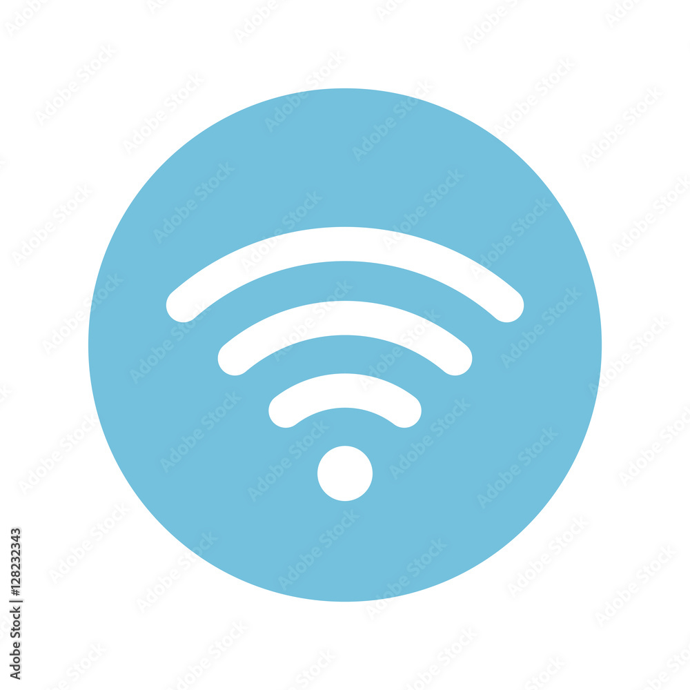 Signal icon flat Signal icon flat