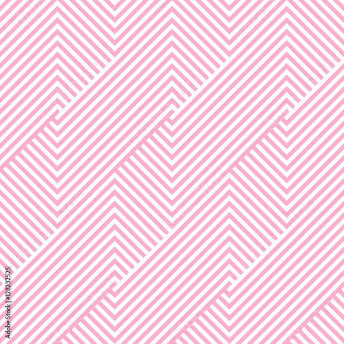 Pattern stripe seamless pink and white colors. Geometric pattern stripe chevron abstract background vector.