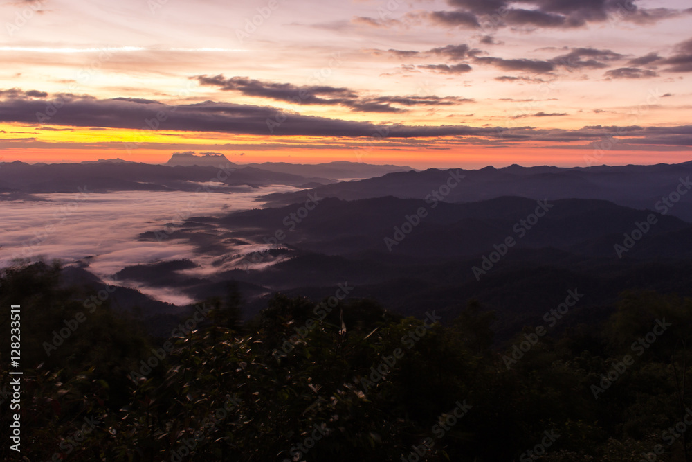 Meteorite with Sea Of Mist With Doi Luang Chiang Dao, View Form