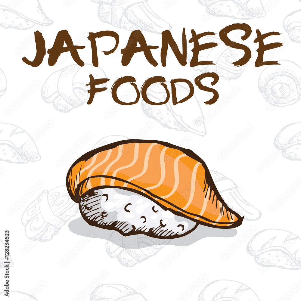 japan food sushi drawing graphic design objects japan food sushi drawing graphic design objects