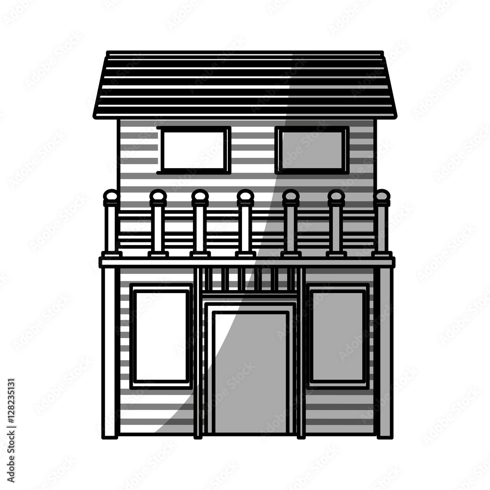 Building icon. Farm stable house and rural theme. Isolated design. Vector illustration Building icon. Farm stable house and rural theme. Isolated design. Vector illustration