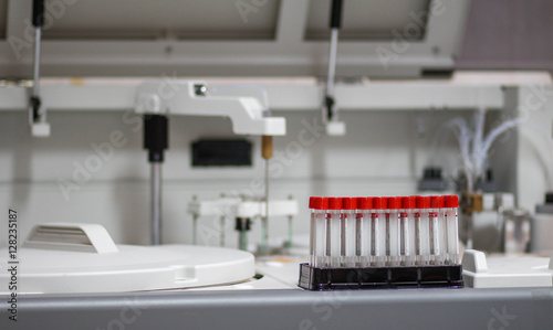 tube for collecting  blood samples in laboratory