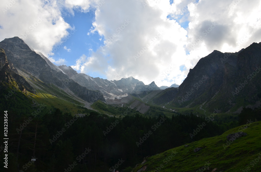 Obraz premium in the foothills of Mount Elbrus