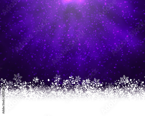 Purple winter backround