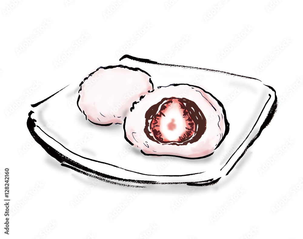 苺大福 Stock イラスト Adobe Stock