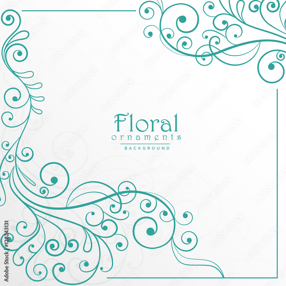 lovely floral background design lovely floral background design