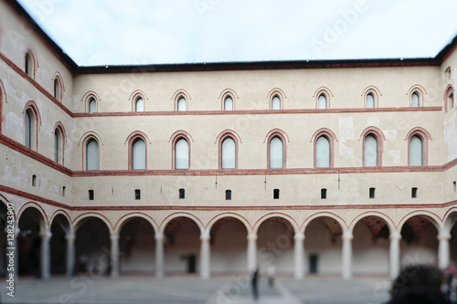 Sforza Castle (Castello Sforzesco) in Milan, Italy photo