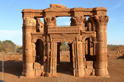 Die Tempel von Naga in der Sahara vom Sudan  photo