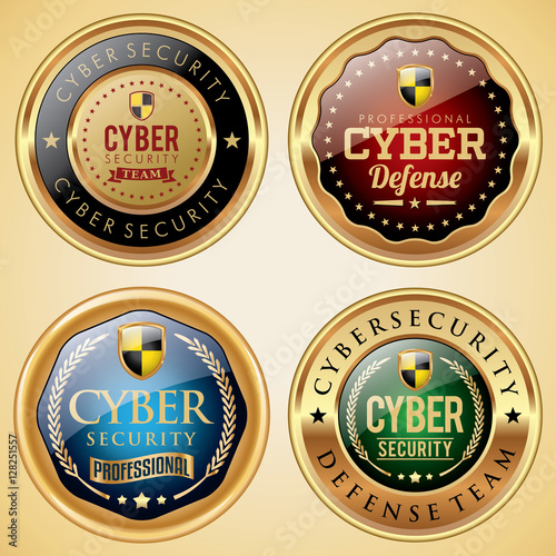 Cyber Security and Antivirus badges
