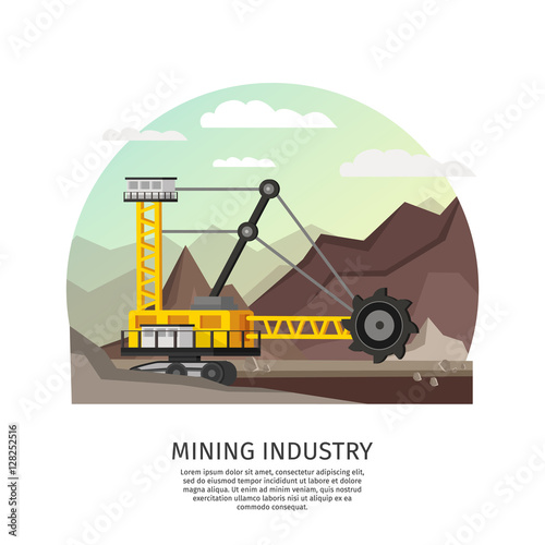 Orthogonal Mining Industry Concept
