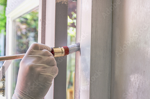 Cuadro en lienzo House painter at work