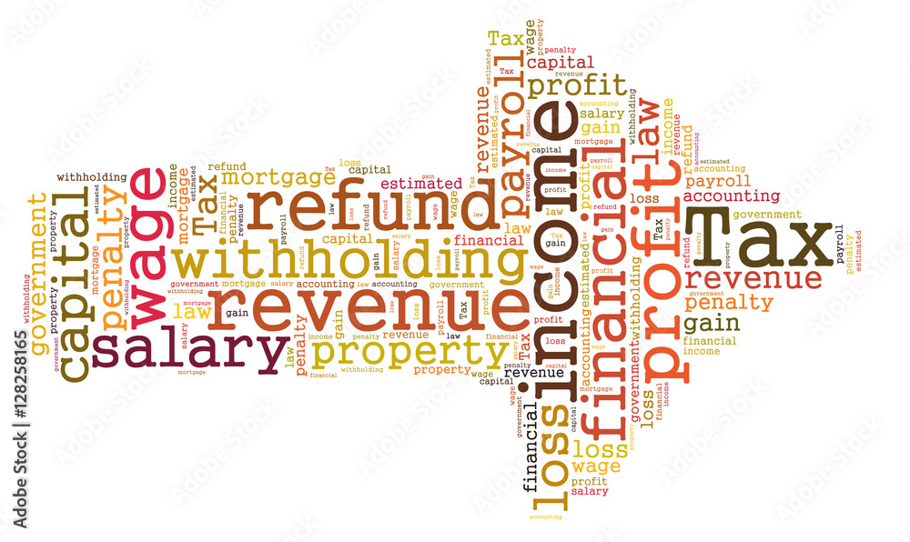 tax word cloud