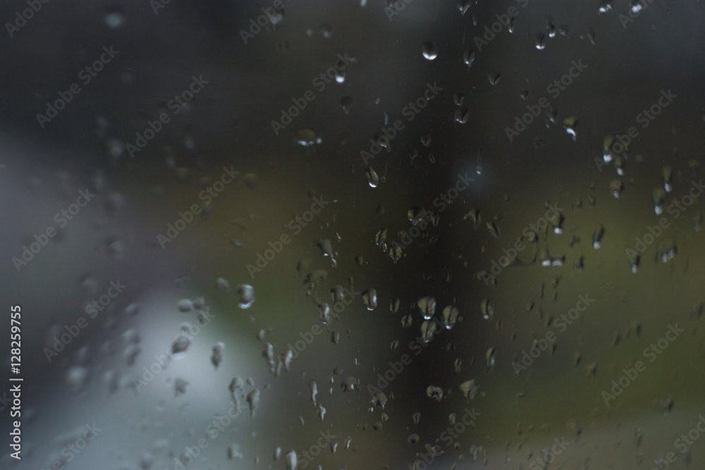 Misted window drops