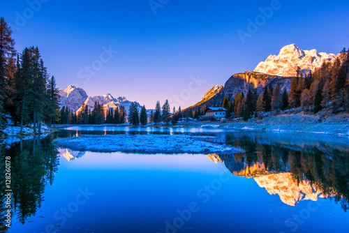 Antorno lake, Dolomiti Alps, Italy
