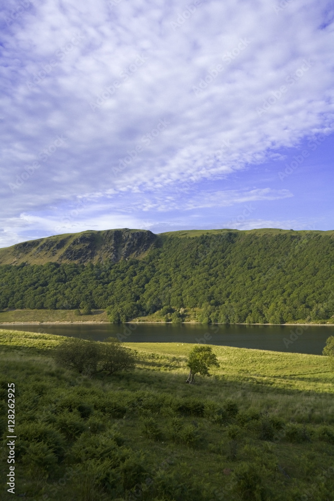Obraz premium reservoir elan valley wales
