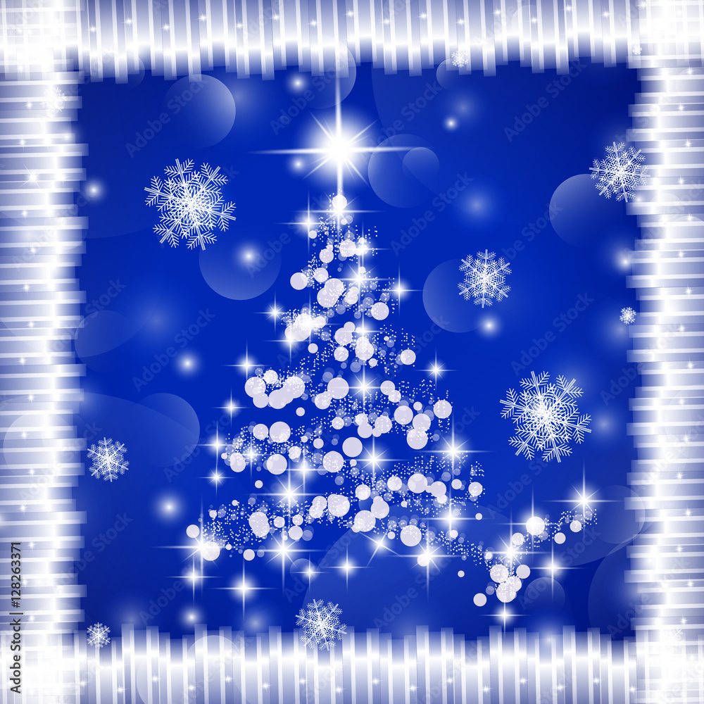 Christmas tree illustration. Christmas tree illustration.