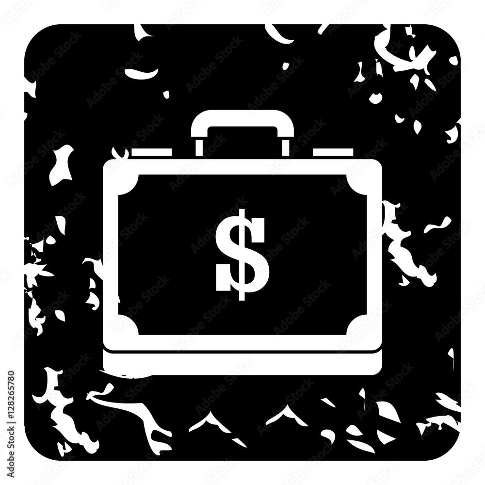 Dollar bag icon. Grunge illustration of dollar bag vector icon for web design Dollar bag icon. Grunge illustration of dollar bag vector icon for web design