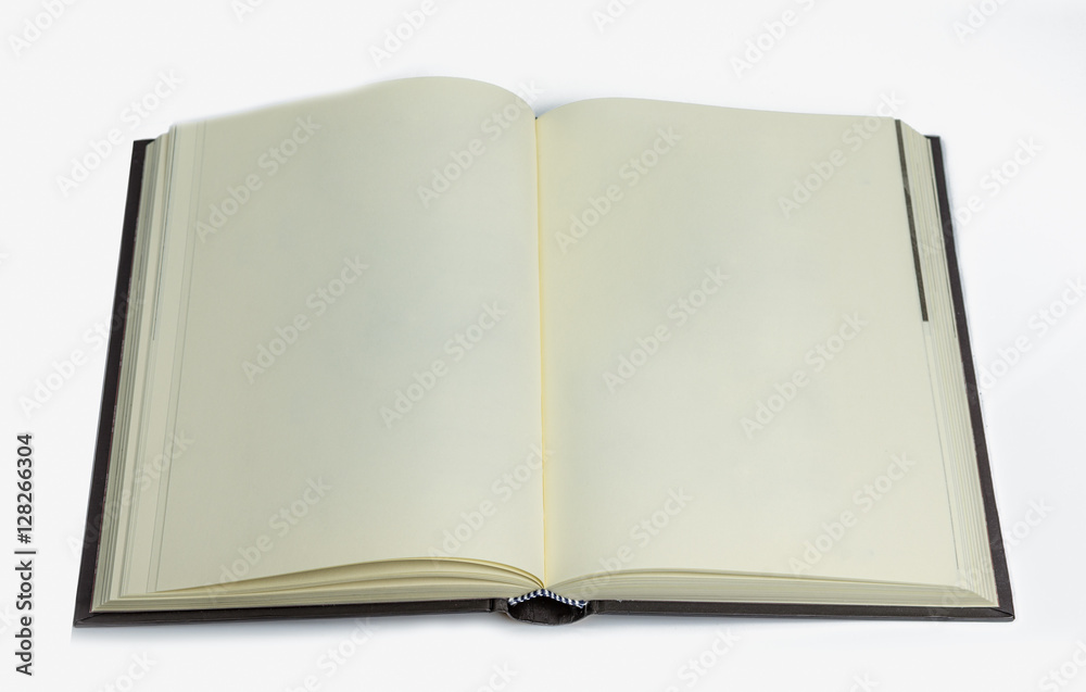 Bouble blank pages on white background Bouble blank pages on white background