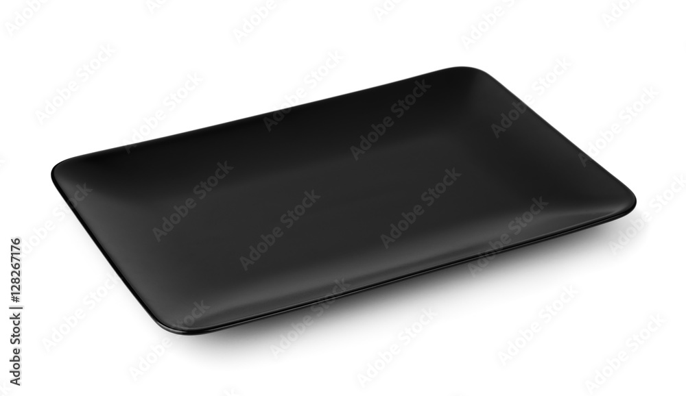 Black rectangle serving platter Black rectangle serving platter