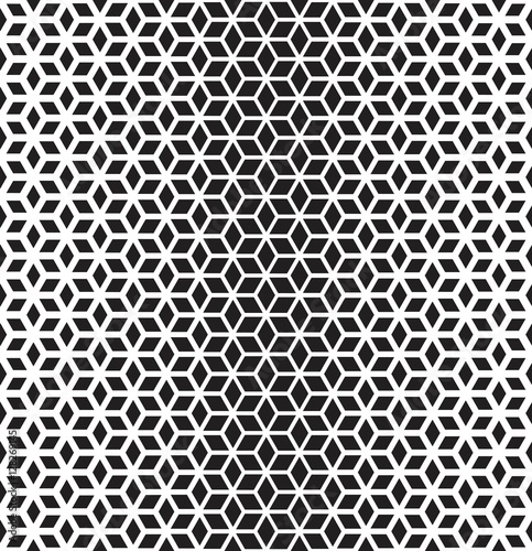 Vector seamless pattern. Modern stylish texture. Repeating geometric pattern with rhombus.