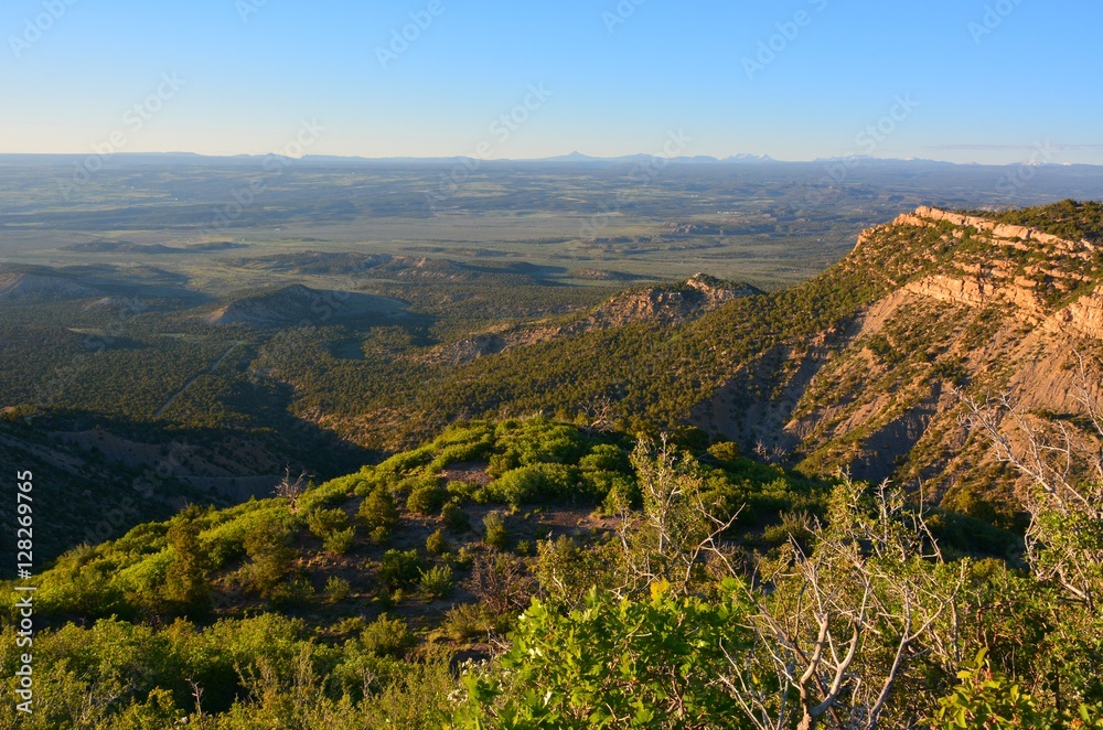 Scenery in Mesa Verde National Park in Colorado, USA at sunset. Scenery in Mesa Verde National Park in Colorado, USA at sunset.