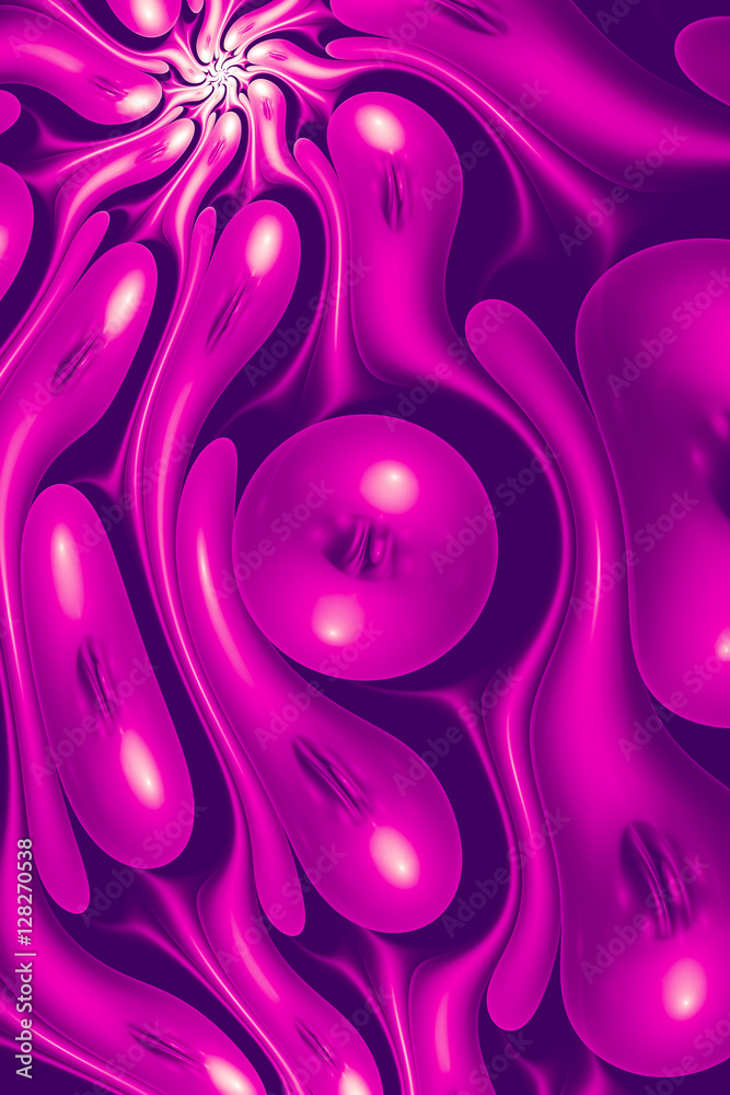 Florales 3D Muster, Hintergrund