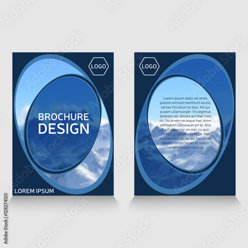 vector brochure flyer design layout template