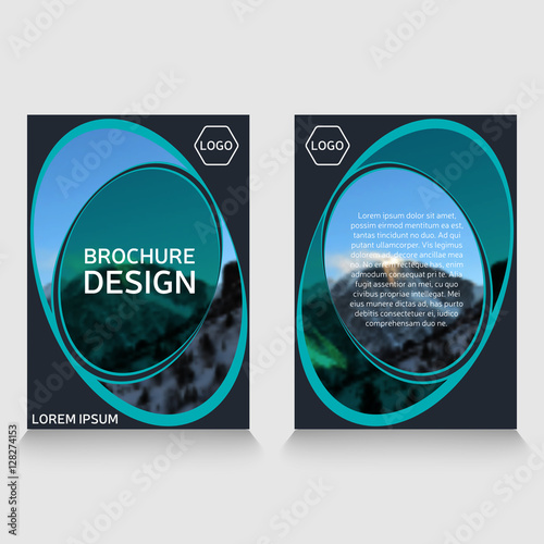 vector brochure flyer design layout template