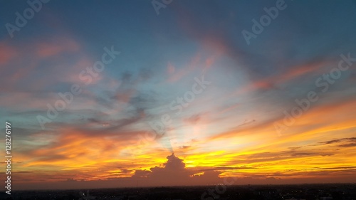 The orange ripple cloud.