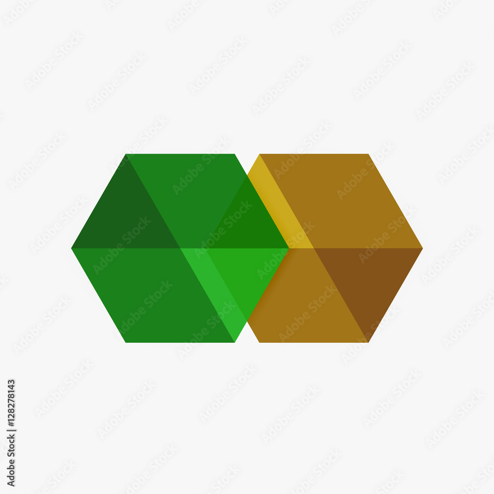 Empty blank hexagon layout, geometric template for text and options Empty blank hexagon layout, geometric template for text and options