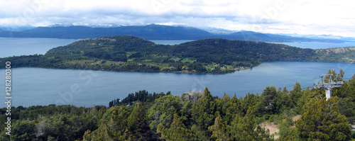 Lakes and rivers in San Carlos de Bariloche.