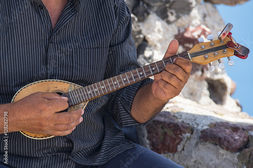 Tableau sur toile Bouzouki greco