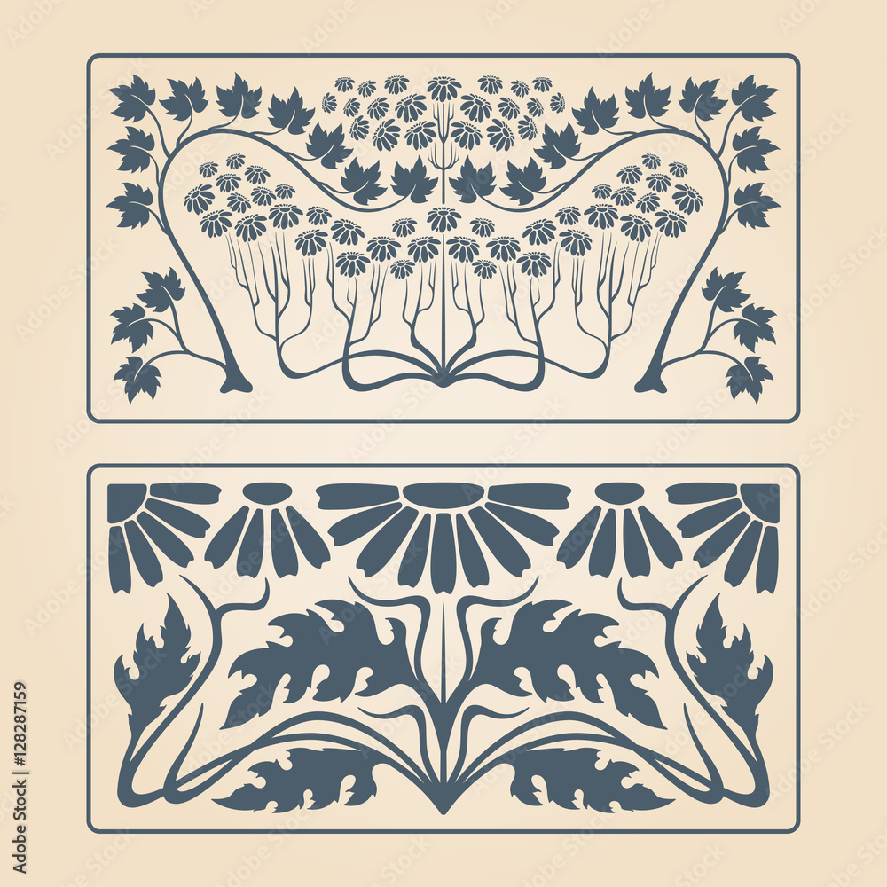 Vector art deco pattern. Stock-Vektorgrafik | Adobe Stock