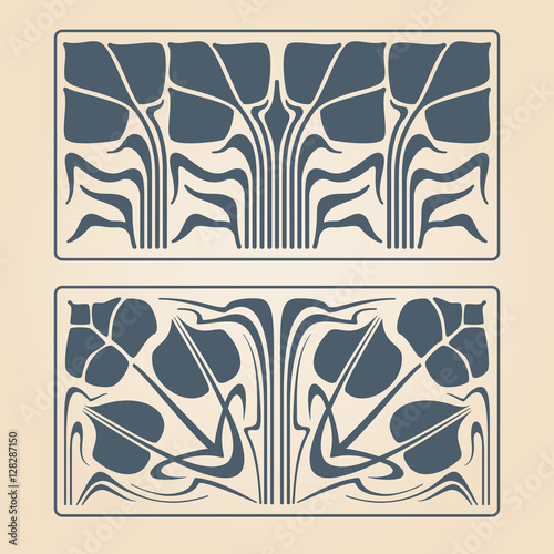 Vector art deco pattern.